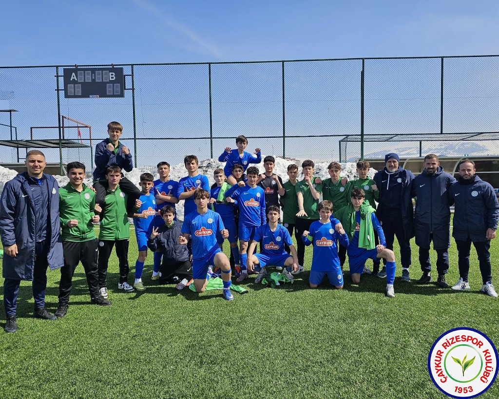 Rizespor U17 takımımız 61 puanla grubunu lider tamamladı