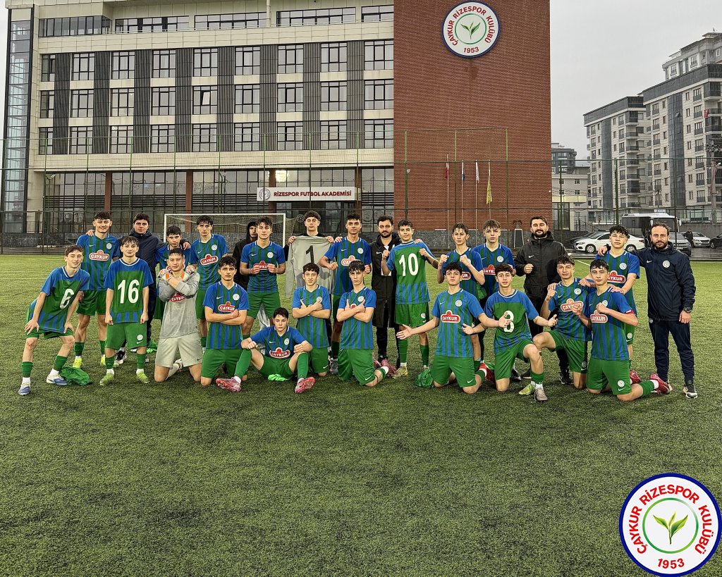 Rizespor U17 takımımız 61 puanla grubunu lider tamamladı