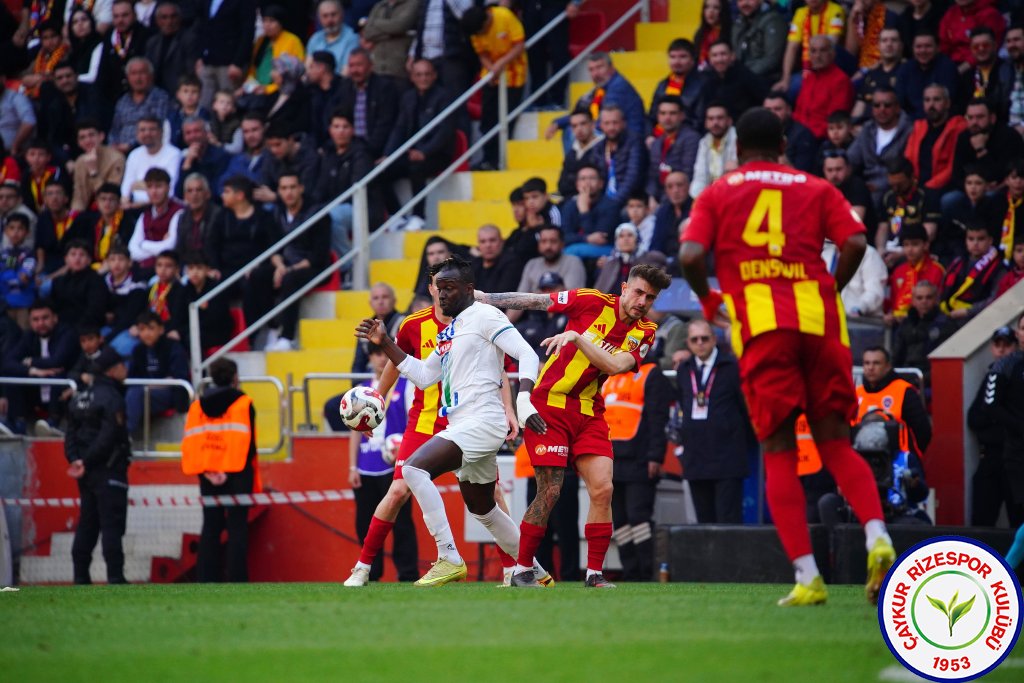 ZECORNER KAYSERİSPOR 2 - 0 ÇAYKUR RİZESPOR A.Ş.