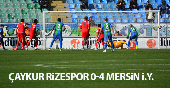 ÇAYKUR RİZESPOR 0 - 4 MERSİN İ.Y.