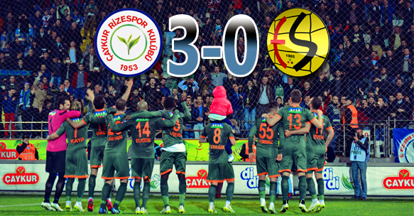 ÇAYKUR RİZESPOR 3-0 ESKİŞEHİRSPOR