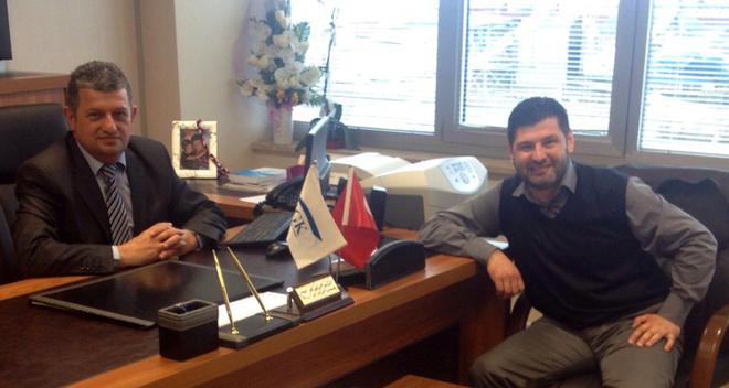 Mali işler müdürümüz Mustafa TANSUYU Rize SGK il müdür yardımcısı Mustafa BAKIRCI Beyi ziyaret etmiş