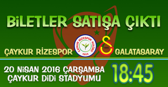 GALATASARAY KUPA MAÇI BİLETLERİ SATIŞA ÇIKTI