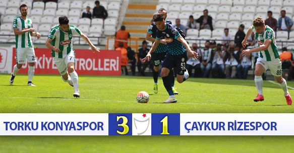 TORKU KONYASPOR 3-1 ÇAYKUR RİZESPOR