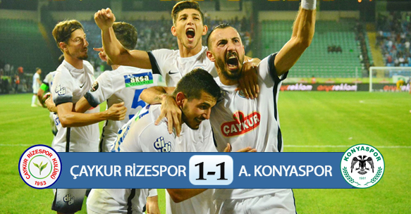 ÇAYKUR RİZESPOR 1-1 A. KONYASPOR