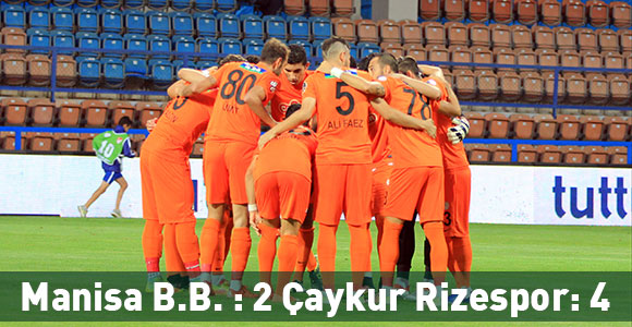 Manisa B.B. Spor: 2 Çaykur Rizespor: 4