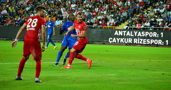 ANTALYASPOR: 1 - ÇAYKUR RİZESPOR: 1