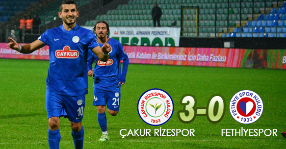ÇAYKUR RİZESPOR 3-0 FETHİYESPOR