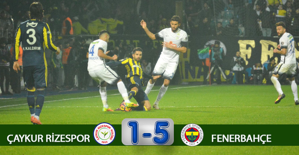 ÇAYKUR RİZESPOR 1-5 FENERBAHÇE