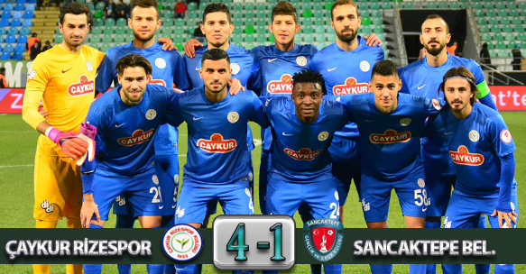 ÇAYKUR RİZESPOR 4-1 SANCAKTEPE BEL.