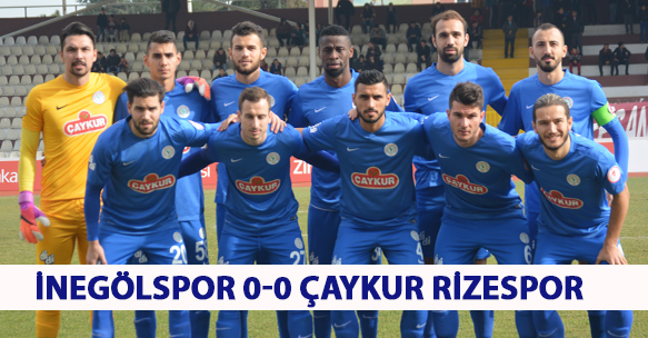 İNEGÖLSPOR 0-0 ÇAYKUR RİZESPOR