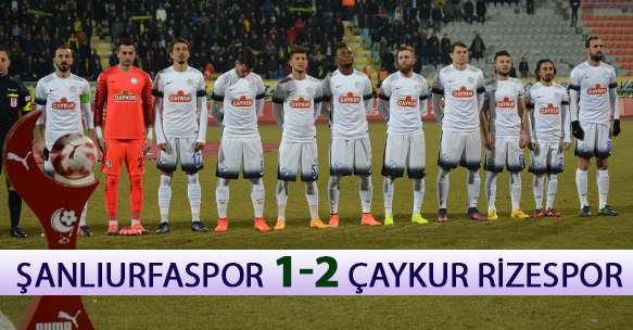 ŞANLIURFASPOR 1-2 ÇAYKUR RİZESPOR