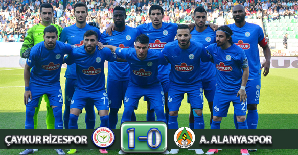 ÇAYKUR RİZESPOR 1-0 A. ALANYASPOR