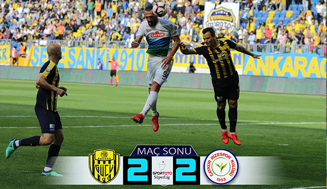 MKE ANKARAGÜCÜ 2-2 ÇAYKUR RİZESPOR