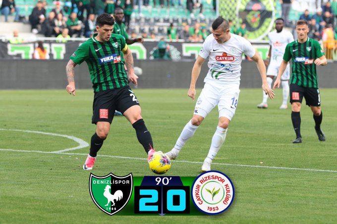 Y. DENİZLİSPOR 2-0 ÇAYKUR RİZESPOR