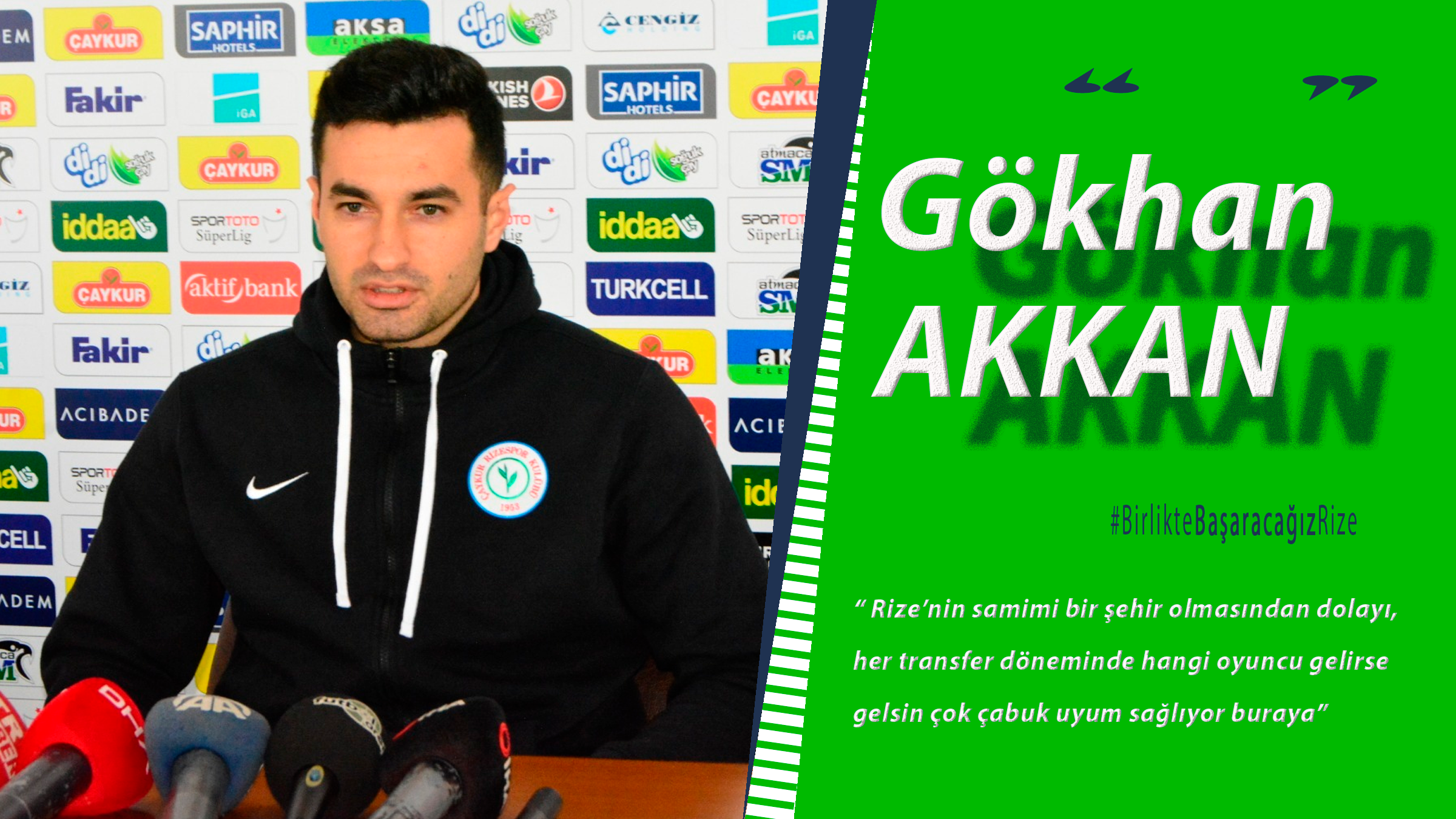 Gökhan Akkan, Galatasaray ve Sivasspor deplasmanları öncesi basın toplantısı düzenledi