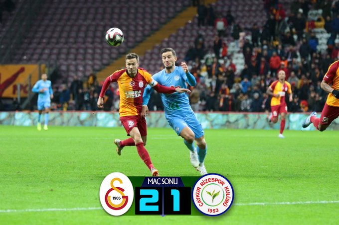 GALATASARAY 2-1 ÇAYKUR RİZESPOR