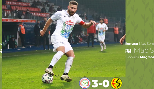 ÇAYKUR RİZESPOR 3-0 ESKİŞEHİRSPOR