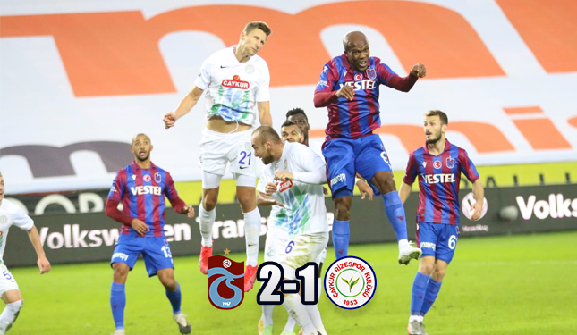 TRABZONSPOR 2-1 ÇAYKUR RİZESPOR