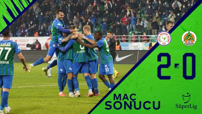 Çaykur Rizespor 2:0 Aytemiz Alanyaspor