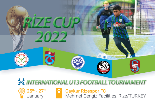 RİZE CUP 2022 Uluslararası 13 Yaş Altı Futbol Turnuvamız başladı!