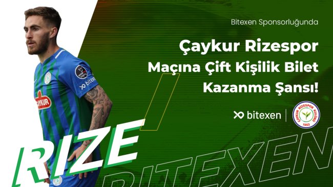 Çaykur Rizespor-Adana Demirspor Maçına Çift Kişilik Çekiliş Katılım Koşulları