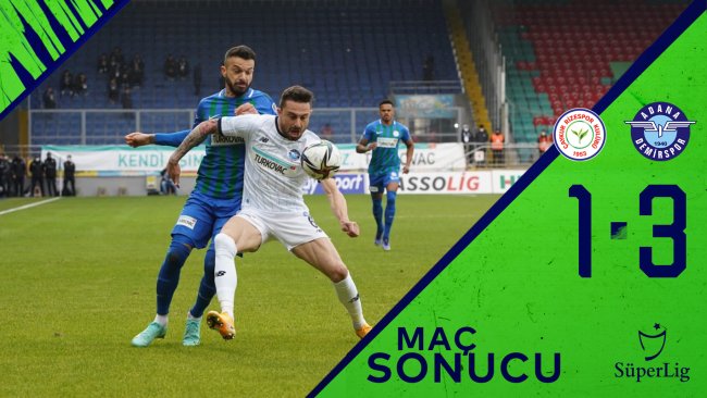 Çaykur Rizespor 1:3 Adana Demirspor