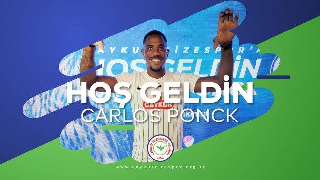 Hoş Geldin Carlos Ponck