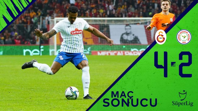 Galatasaray 4:2 Çaykur Rizespor