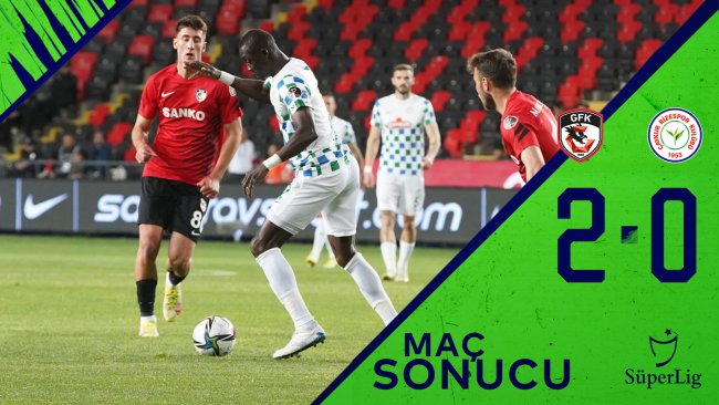 Gaziantep FK 2:0 Çaykur Rizespor