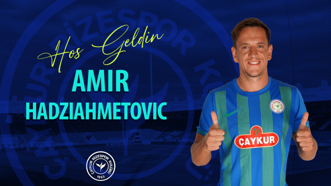 Amir Hadziahmetovic Çaykur Rizespor'umuzda