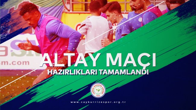 Atmacalarımız, Altay Maçının Hazırlıklarını Tamamladı